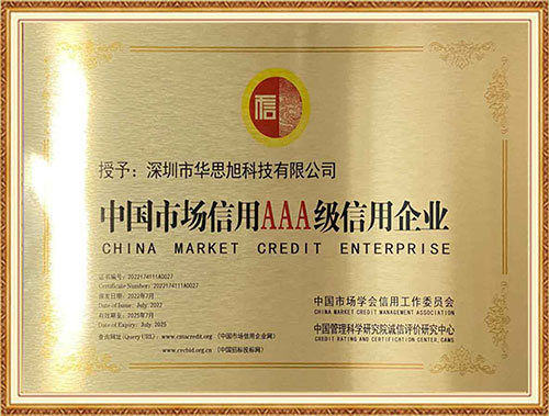 中国市场信用aaa级信用企业